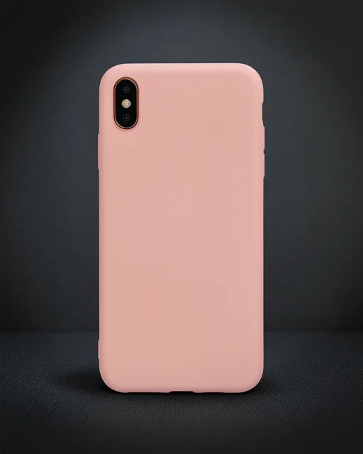 Apple İphone Xs Max Kılıf Nano İçi Kadife Silikon - Pembe