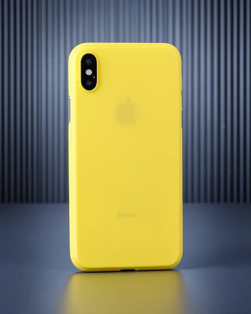 Apple İphone Xs Max Kılıf Pp Ultra İnce Kapak - Sarı
