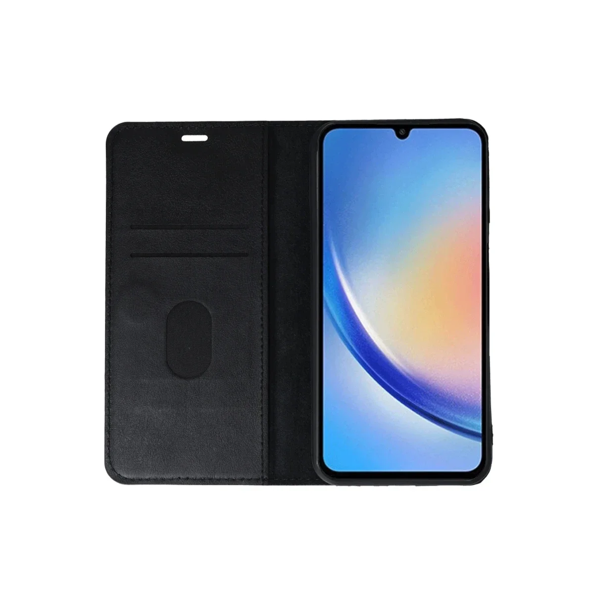 Apple iPhone 15 Trend S Plus Kapaklı Kılıf - Lacivert görsel 4