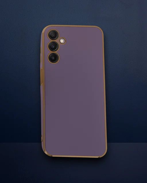 Samsung Galaxy M14 5g Kılıf Volet Silikon - Mor