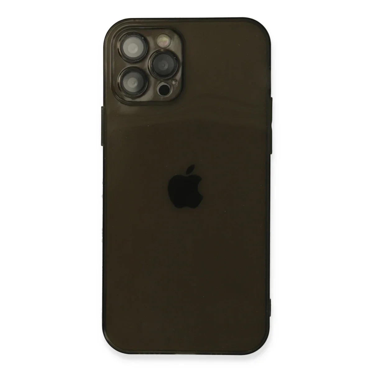 Apple iPhone 12 Pro Kılıf Fly Lens Silikon - Siyah