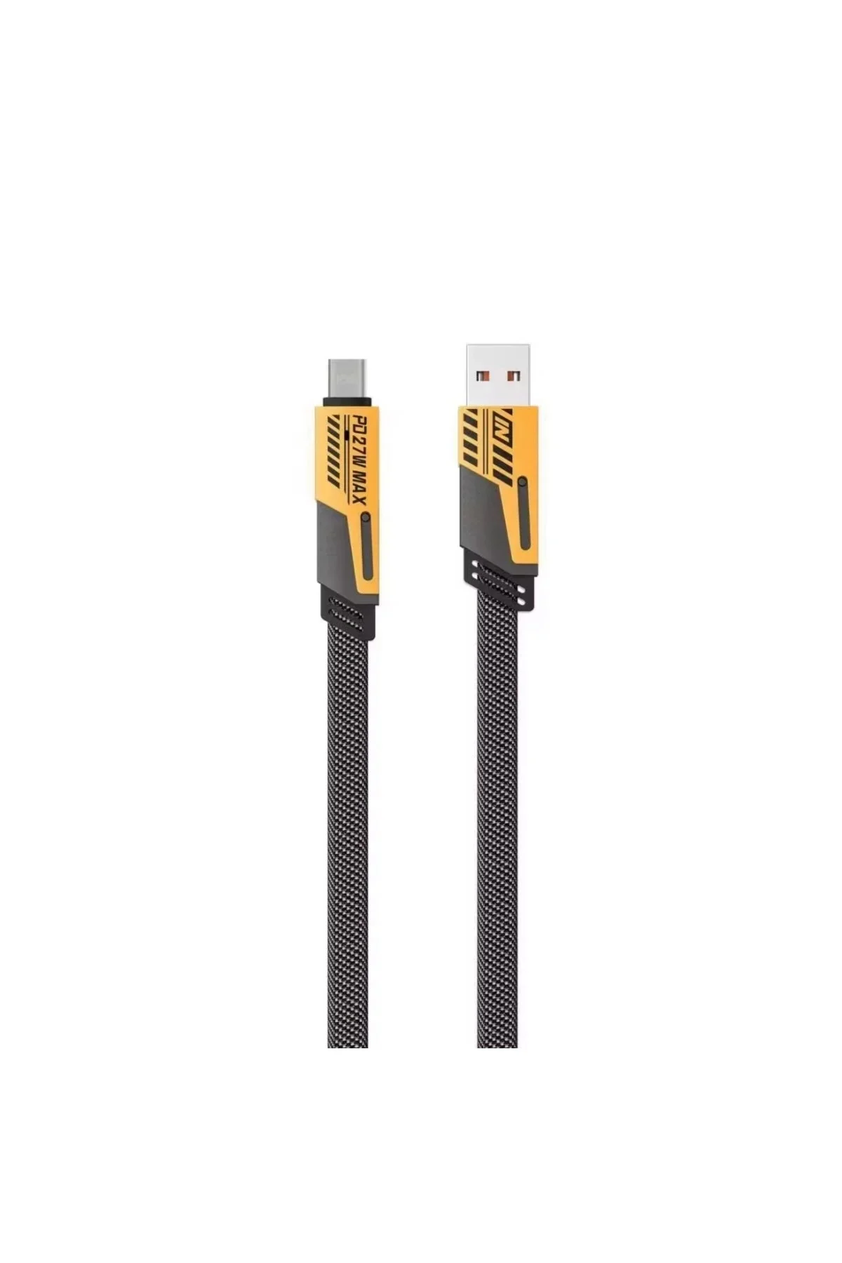 4’ü 1 Arada 65W Hızlı Şarj Kablosu – USB ve Type-C Girişli, Örgülü Dayanıklı görsel 4