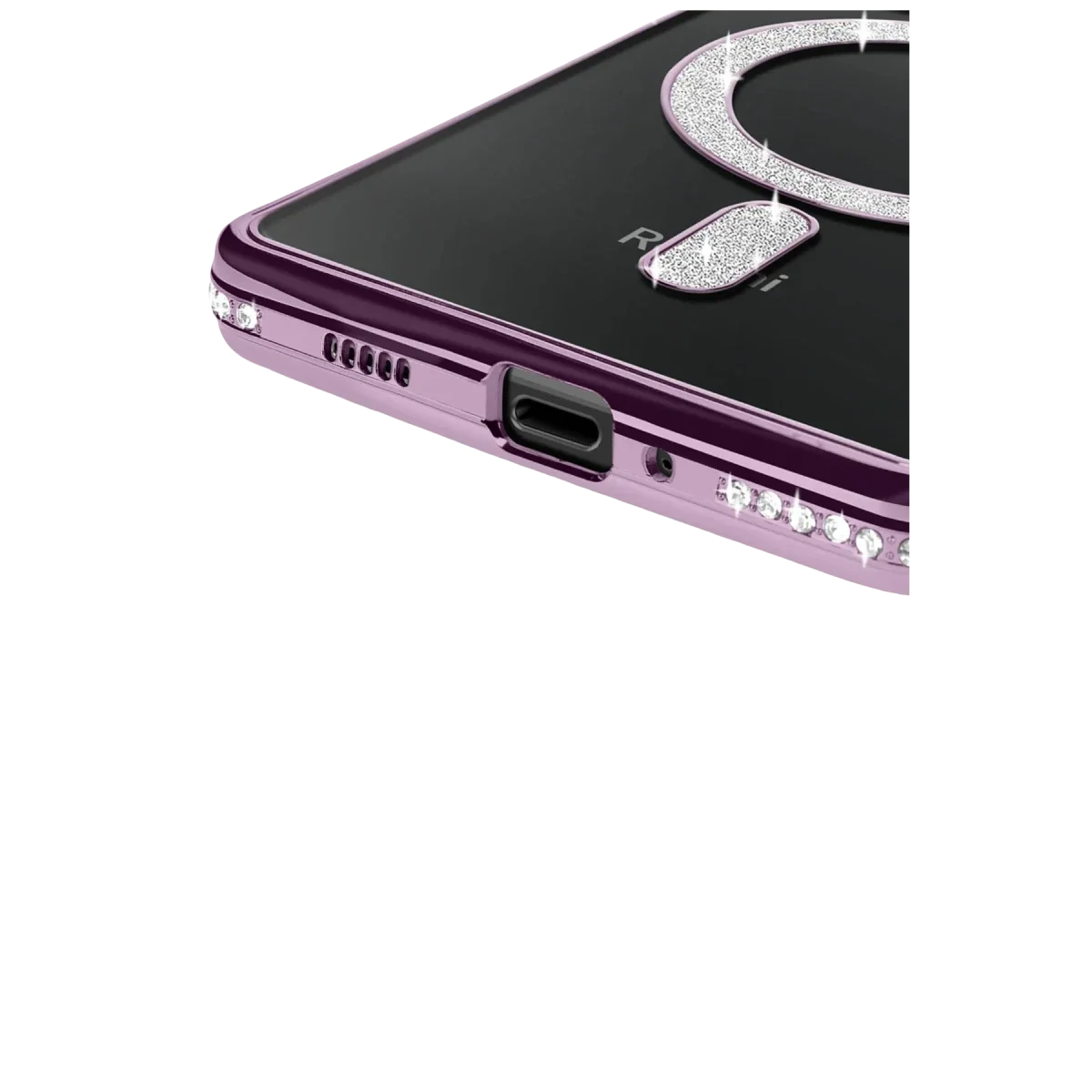 Xiaomi Redmi 14C Joke Simli Magneticsafe Kılıf - Derin Mor görsel 3