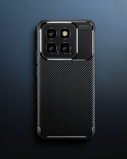 Xiaomi Mi 14t Kılıf Auto Focus Karbon Kapak - Siyah
