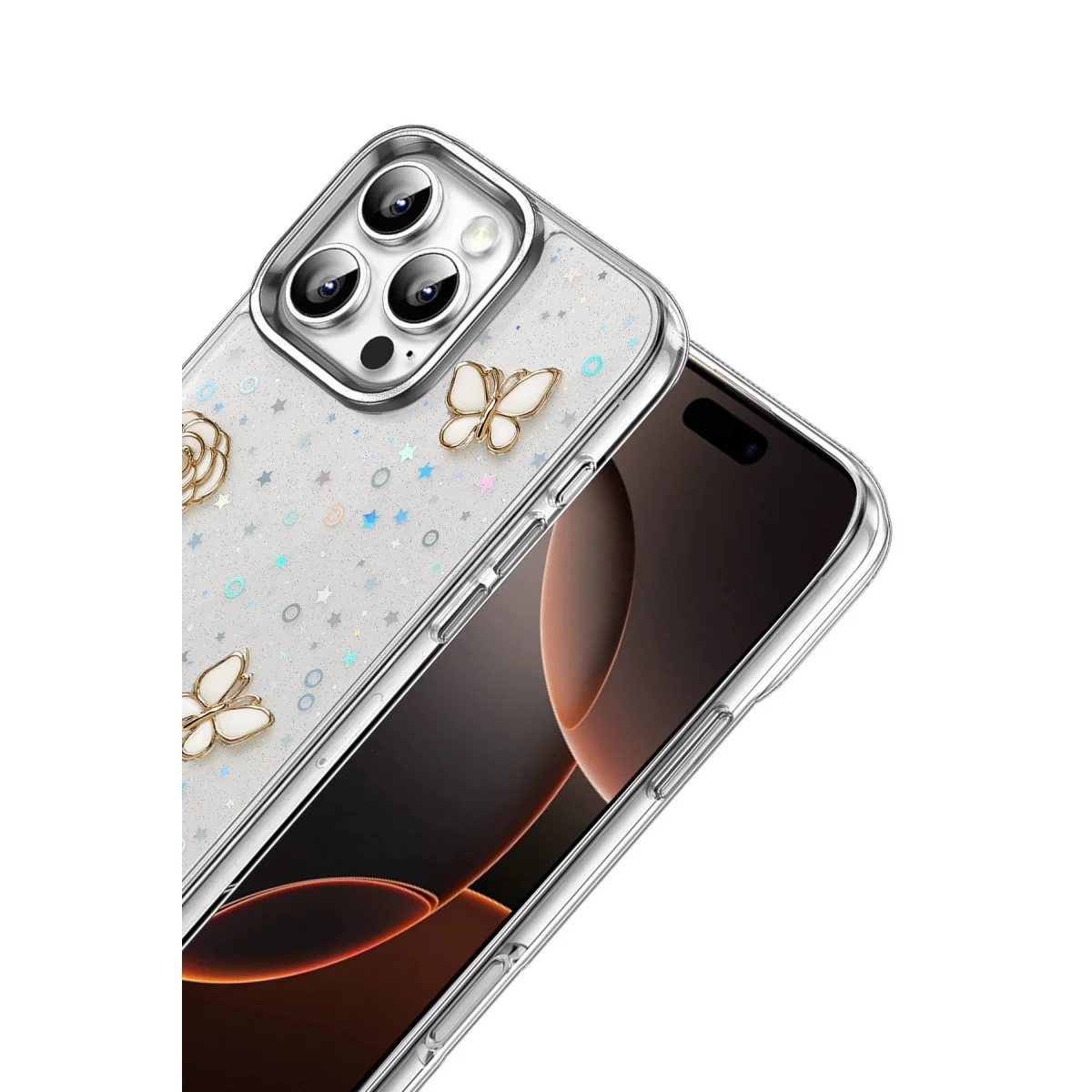 Samsung Galaxy S24 Ultra Fiyonk Desenli Kapak - Desen 3 görsel 2