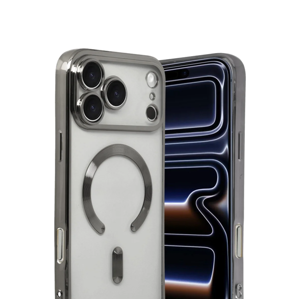 Apple İphone 17 Pro Max Kross Magneticsafe Kapak - Titan Gri görsel 2