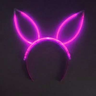 Karanlıkta Yanan Fosforlu Glow Taç 6 Renk 6 Adet görsel 5