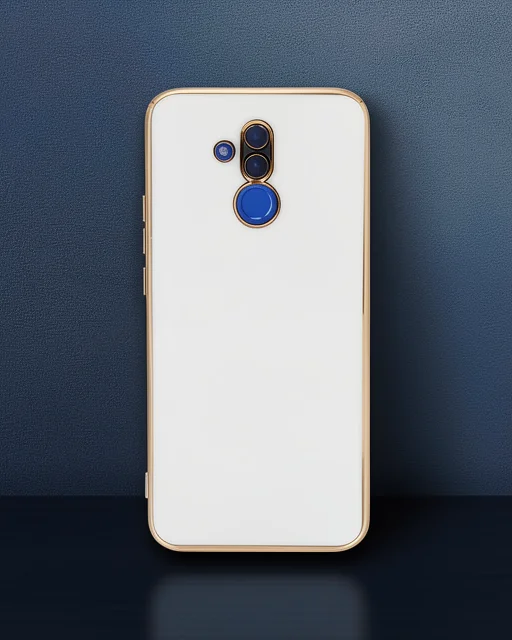 Huawei Mate 20 Lite Kılıf Volet Silikon - Beyaz