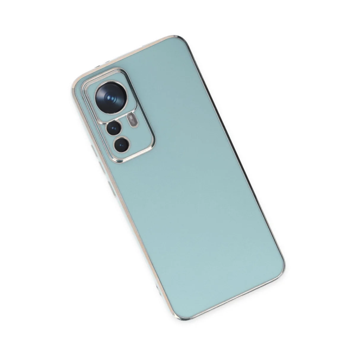 Xiaomi Mi 12t Pro Kılıf Volet Silikon - Açık Yeşil görsel 3