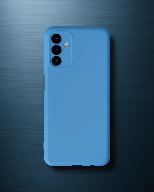 Samsung Galaxy A04s Kılıf Nano İçi Kadife Silikon - Mavi