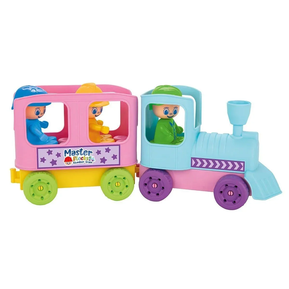 03 605 Master Blok Rakamlı Tren -Pilsan Oyuncak görsel 2