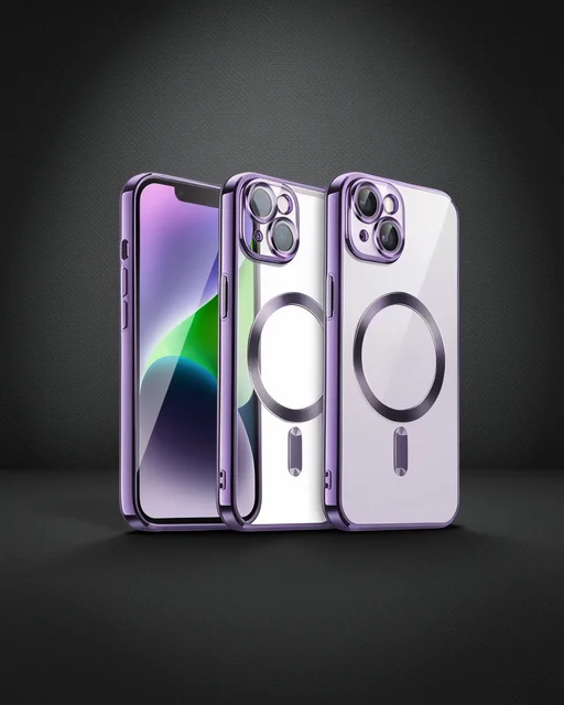 Apple İphone 15 Kılıf Kross Magneticsafe Kapak - Mor