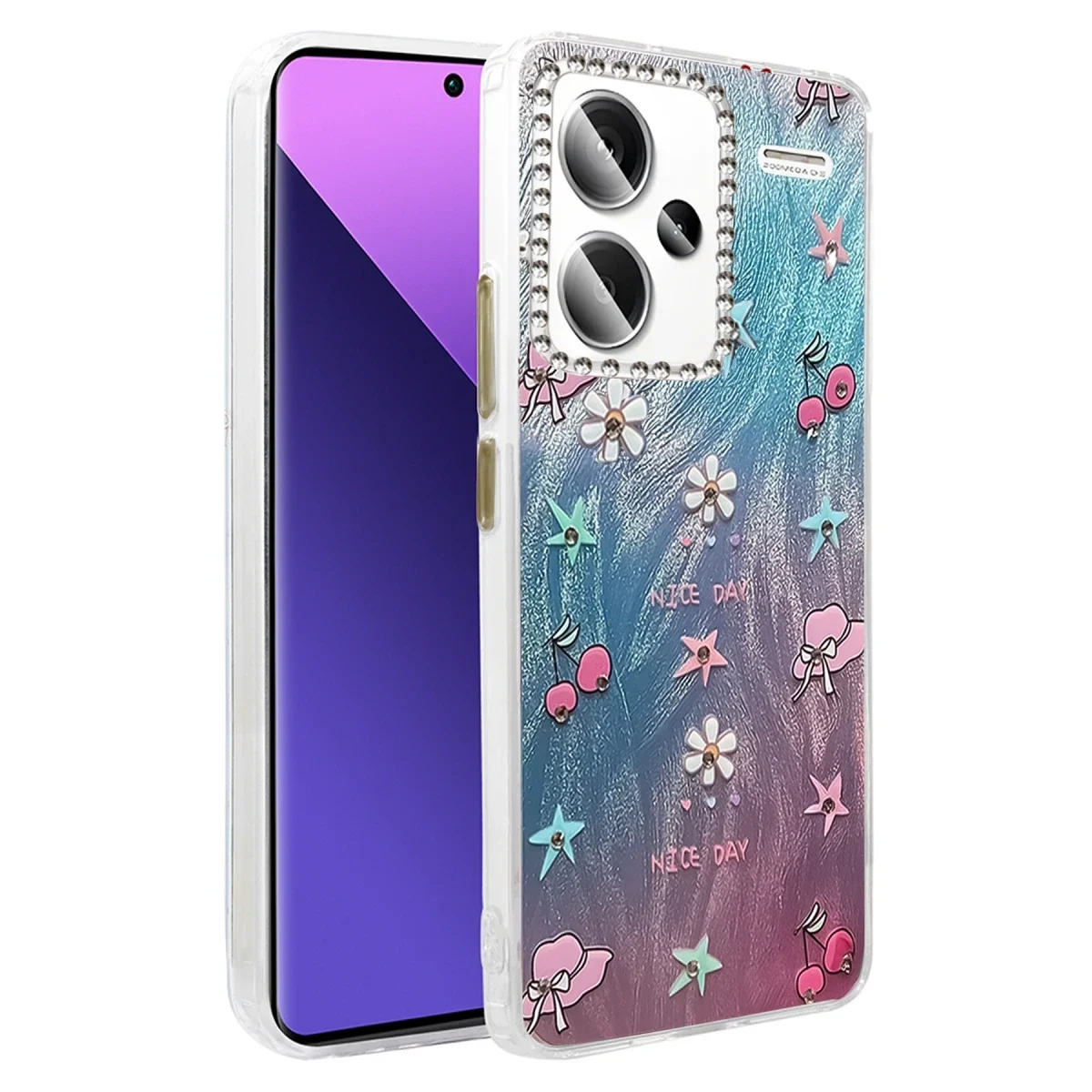 Xiaomi Redmi Note 13 Pro Plus Kılıf Blade Aynalı Desenli Kapak - Desen 4