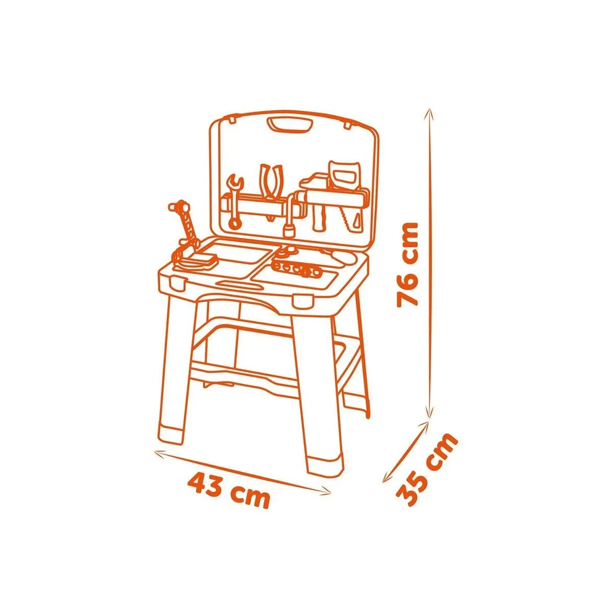 7600360734 B+D Bricolo Smart Workbench görsel 4