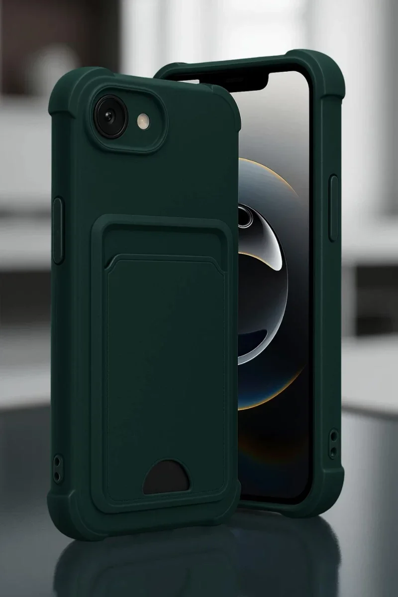 Apple iPhone 16E Kelvin Kartvizitli Silikon - Lacivert görsel 2