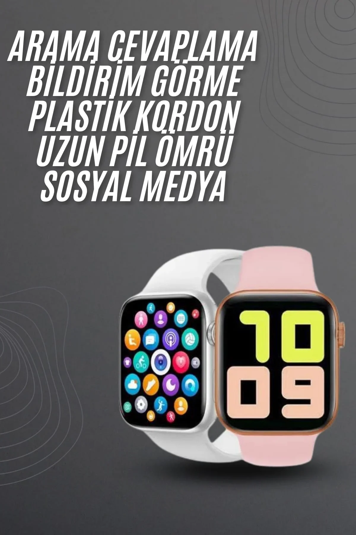 Yeni Model Akıllı Saat Dokunmatik Ekran Uni Amoled Ekran 44 mm görsel 2