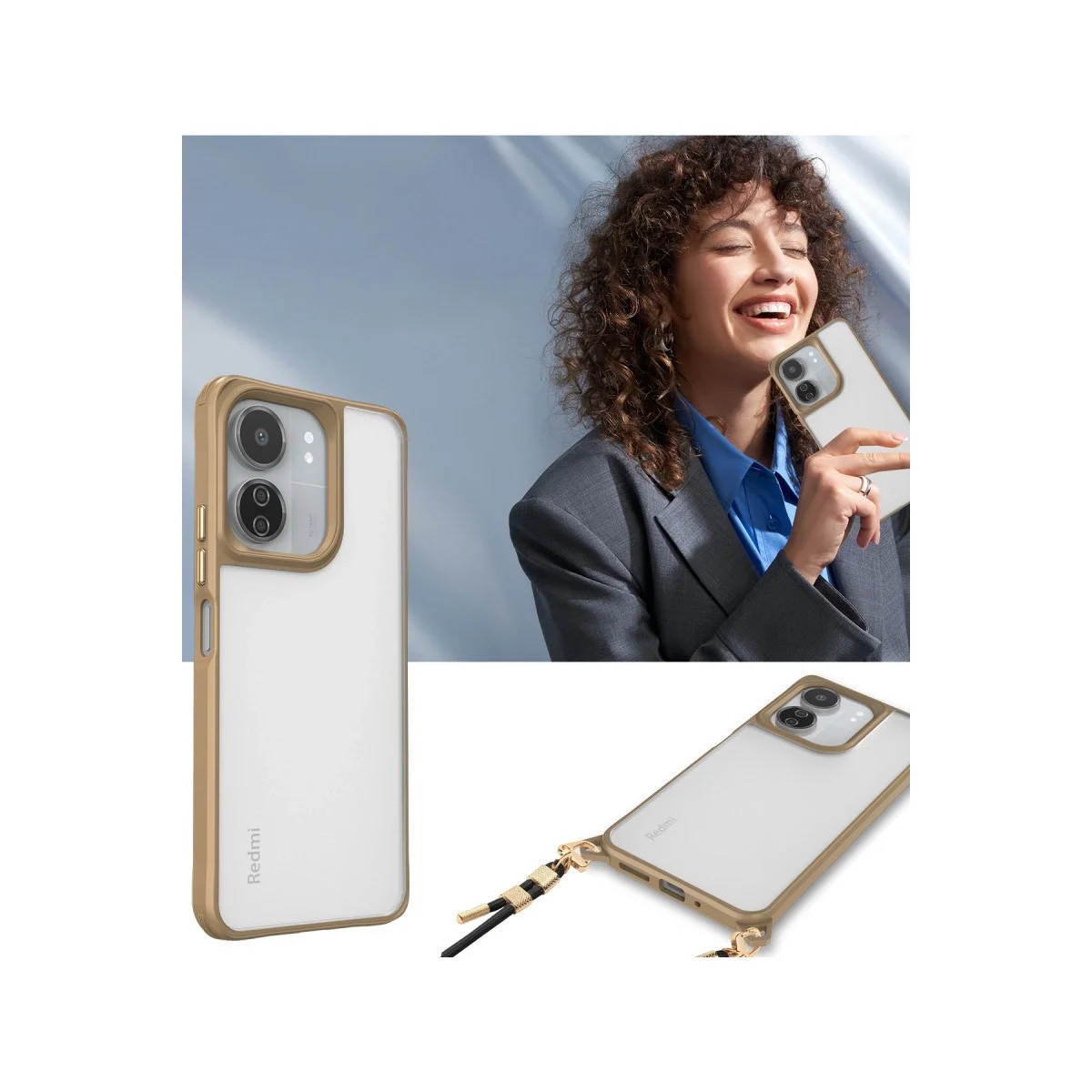 Xiaomi Redmi 13c Kılıf Penta Silikon Kılıf - Titan Gri görsel 3