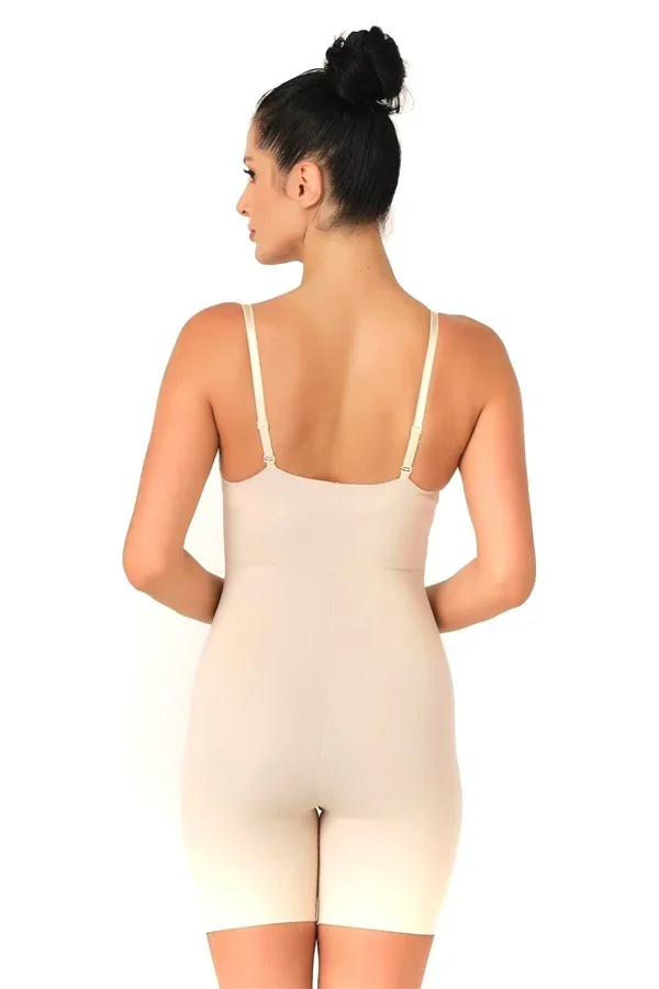 Ten Lazer Kesim Göğsü Açık Boxer Body Korse görsel 2