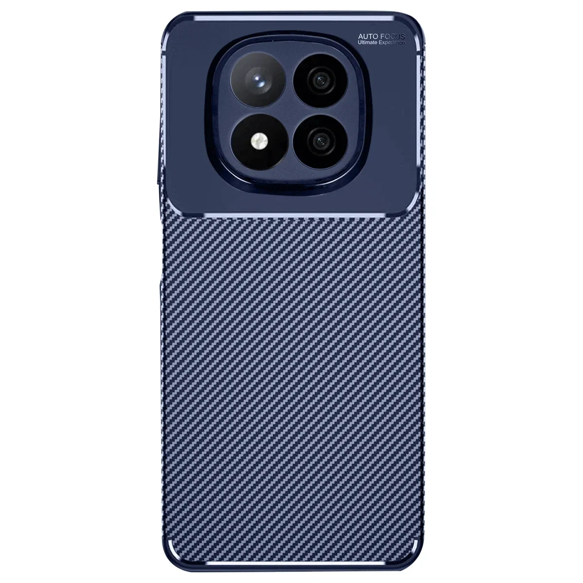 Xiaomi Redmi Note 14 Pro 4G Kılıf Auto Focus Karbon Kapak - Lacivert görsel 3