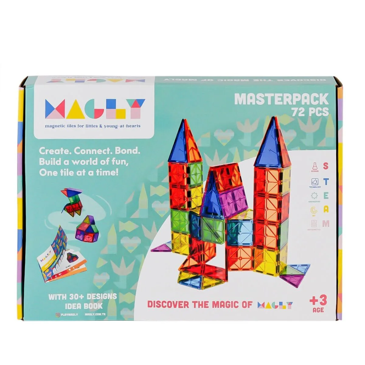MGL-72 72 Pcs Manyetik Blok