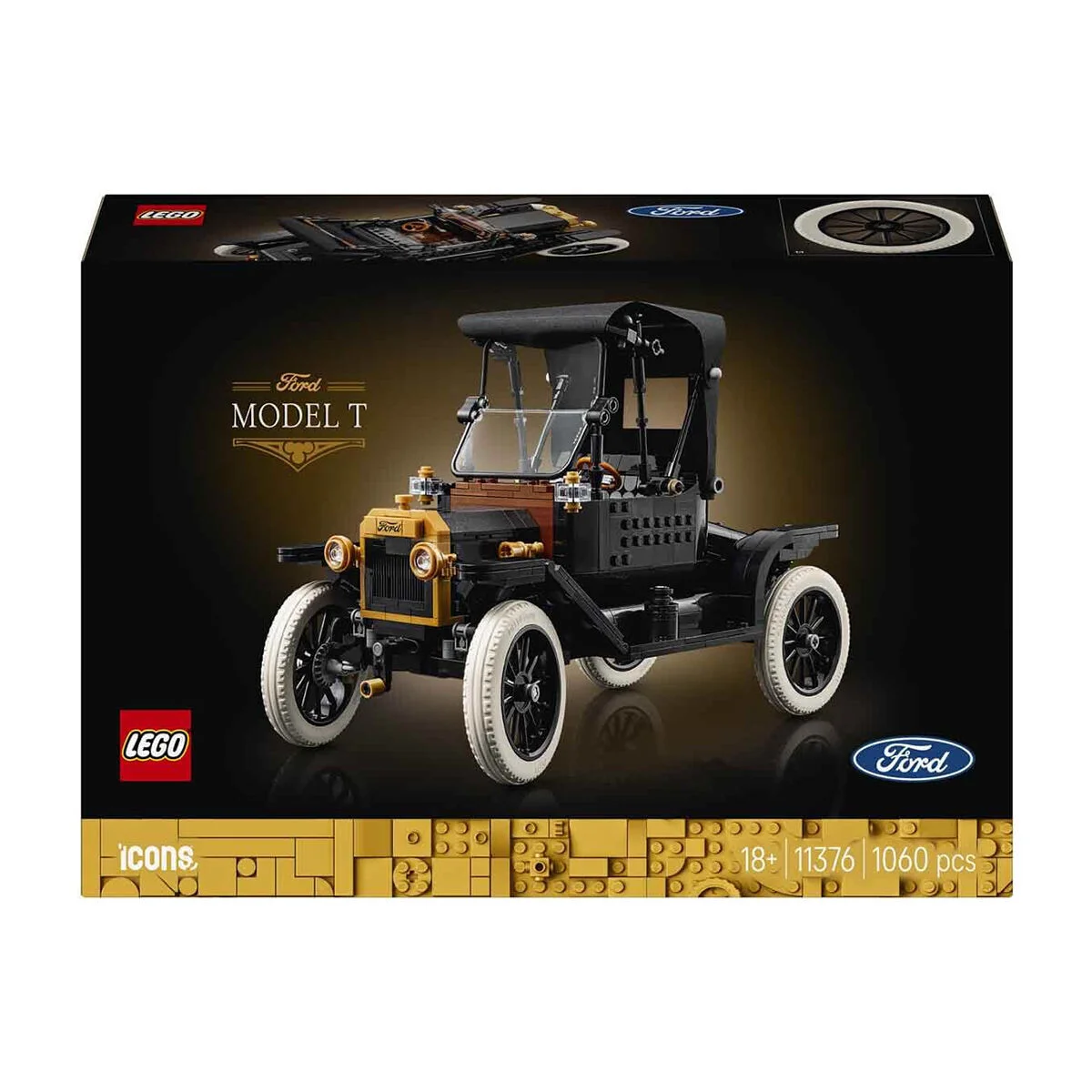 11376 Lego icons Ford Model T 1060 parça +18 yaş görsel 7