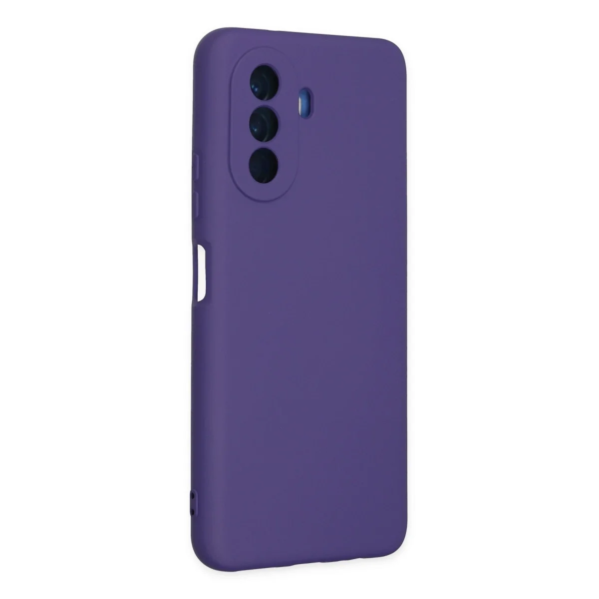 Huawei Nova Y70 Kılıf Nano İçi Kadife Silikon - Mor görsel 2