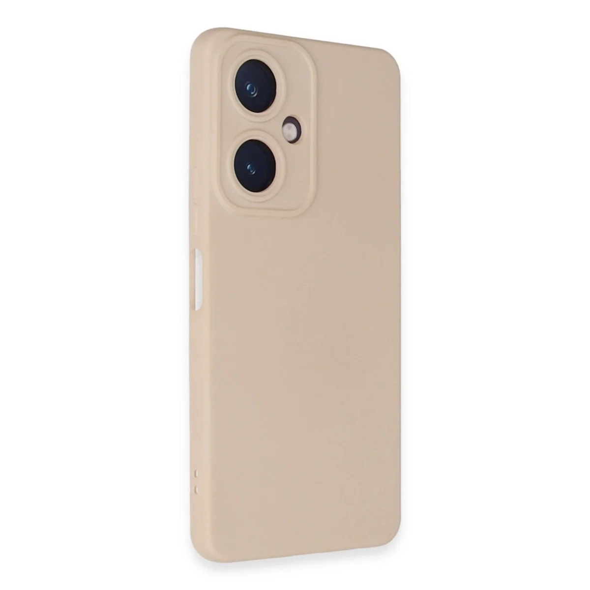 Vivo Y27 Kılıf Nano İçi Kadife Silikon - Pudra görsel 2