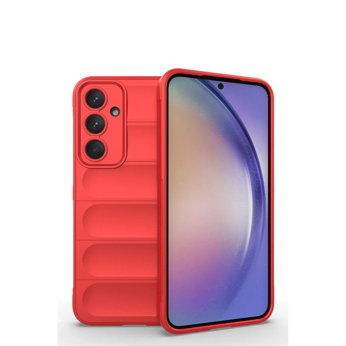 Samsung Galaxy M14 5G Kılıf Optimum Silikon - Kırmızı