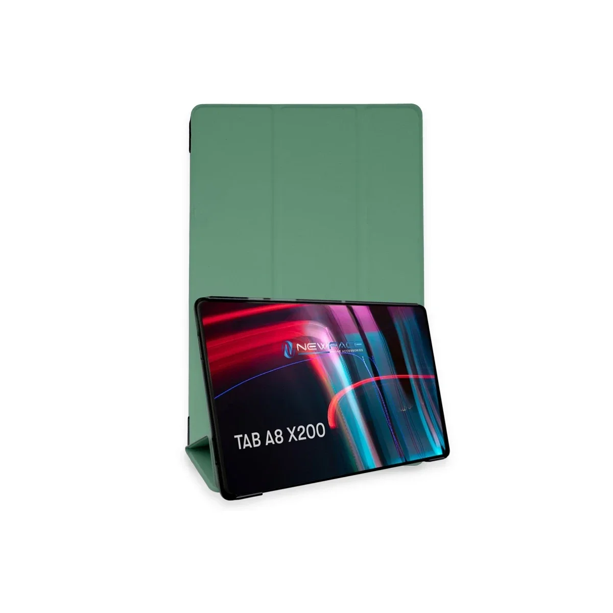 Samsung Galaxy X200 Tab A8 10.5 Kılıf Tablet Smart Kılıf - Koyu Yeşil