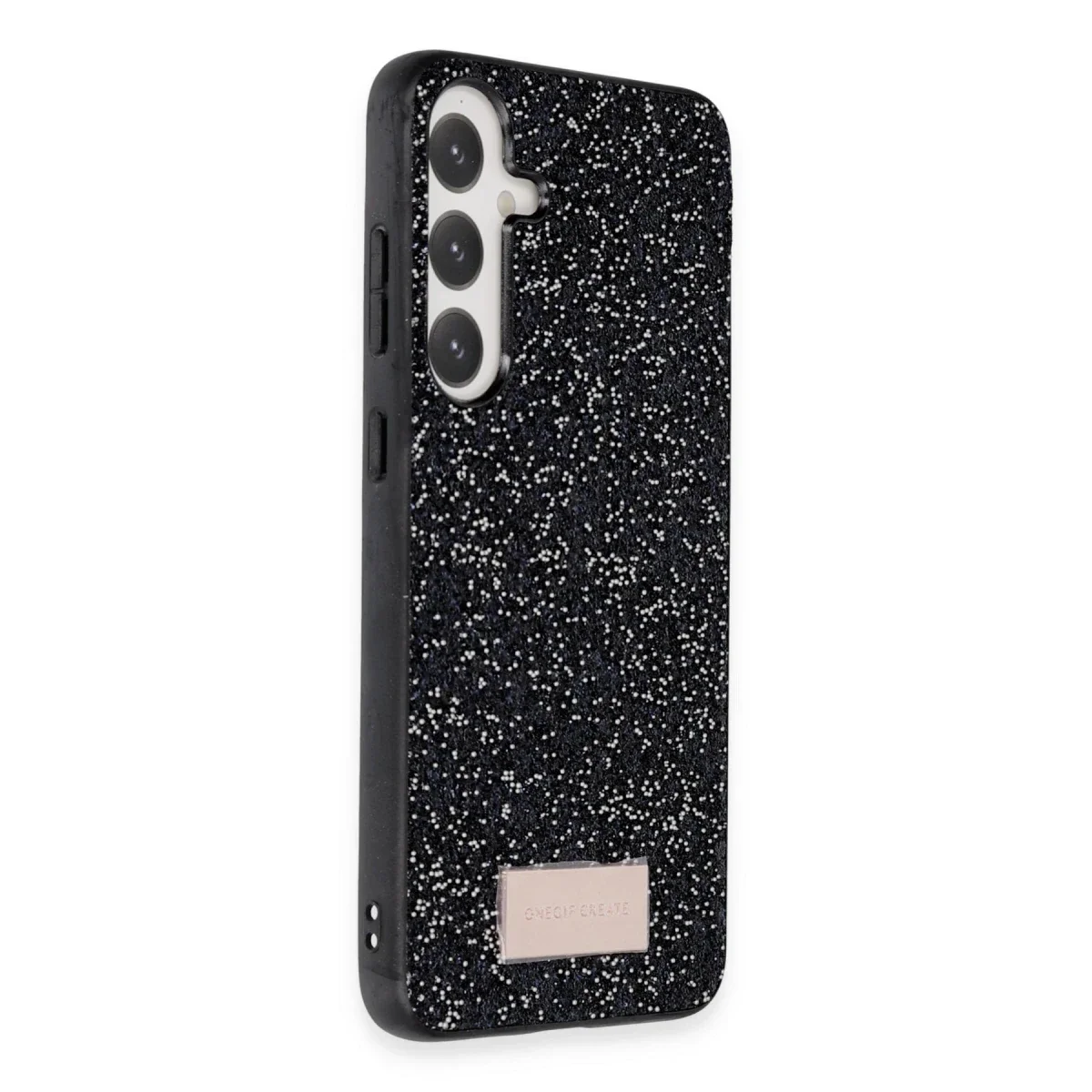 Onegif Samsung Galaxy A25 5G Bright Simli Kapak - Siyah görsel 2