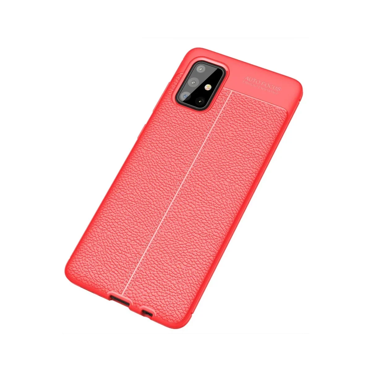 Samsung Galaxy A71 Kılıf Auto Focus Kapak - Kırmızı görsel 2