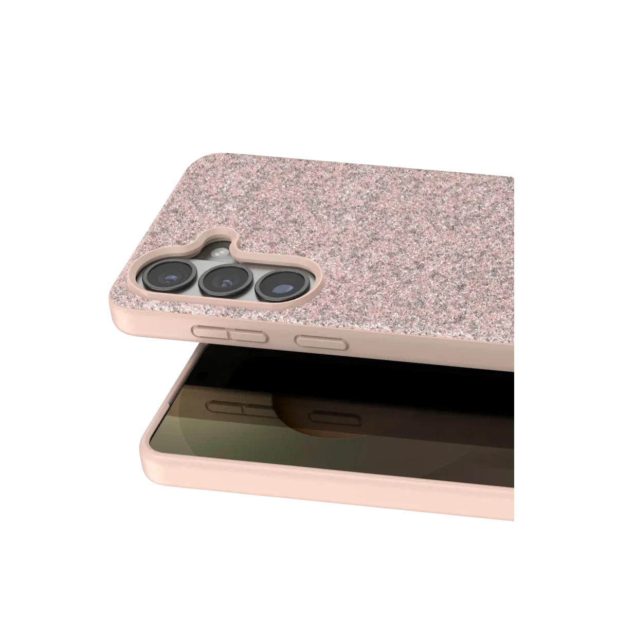 Onegif Samsung Galaxy S26 Plus Bright Simli Kapak - Pembe görsel 2