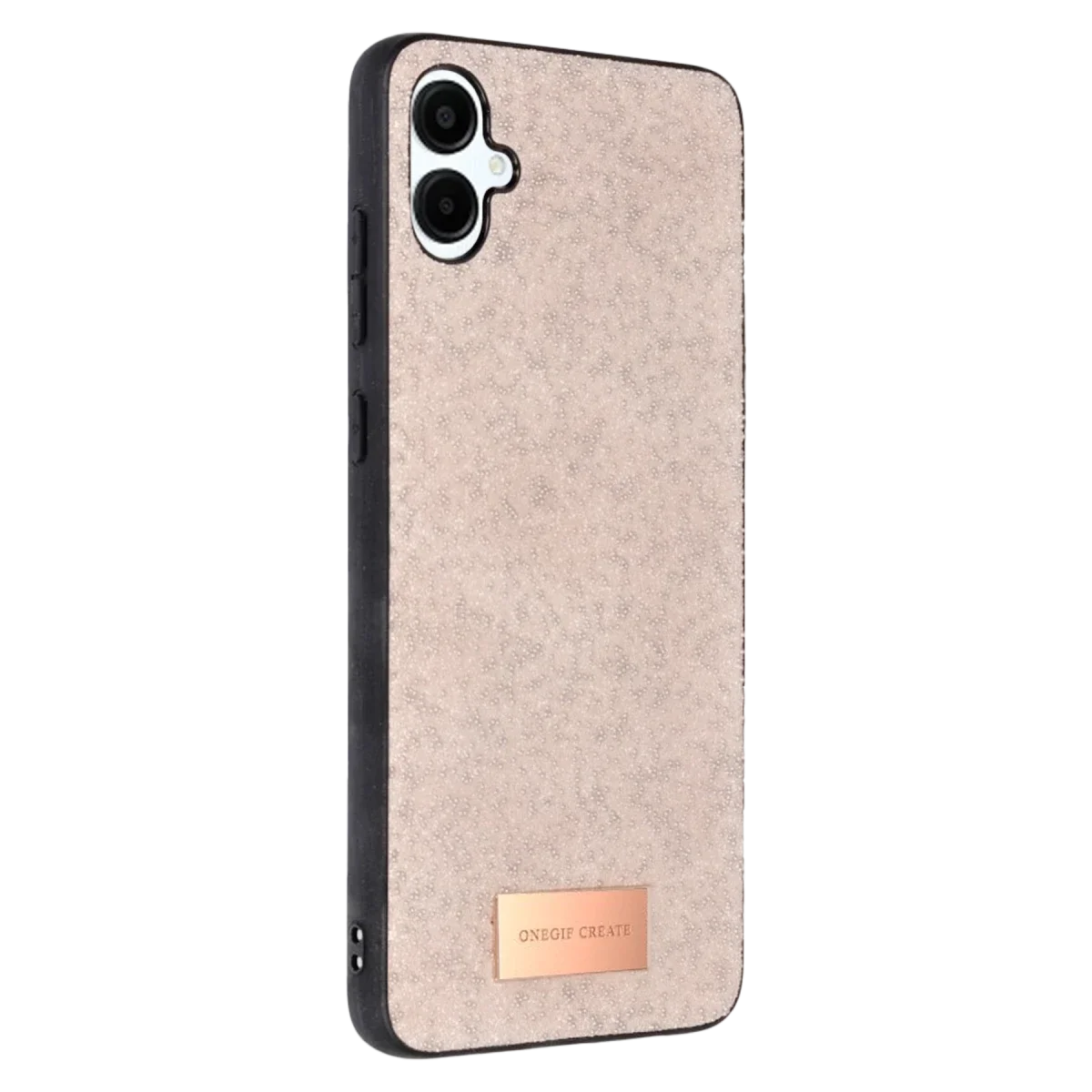 Onegif Samsung Galaxy A06 Bright Simli Kapak - Pembe