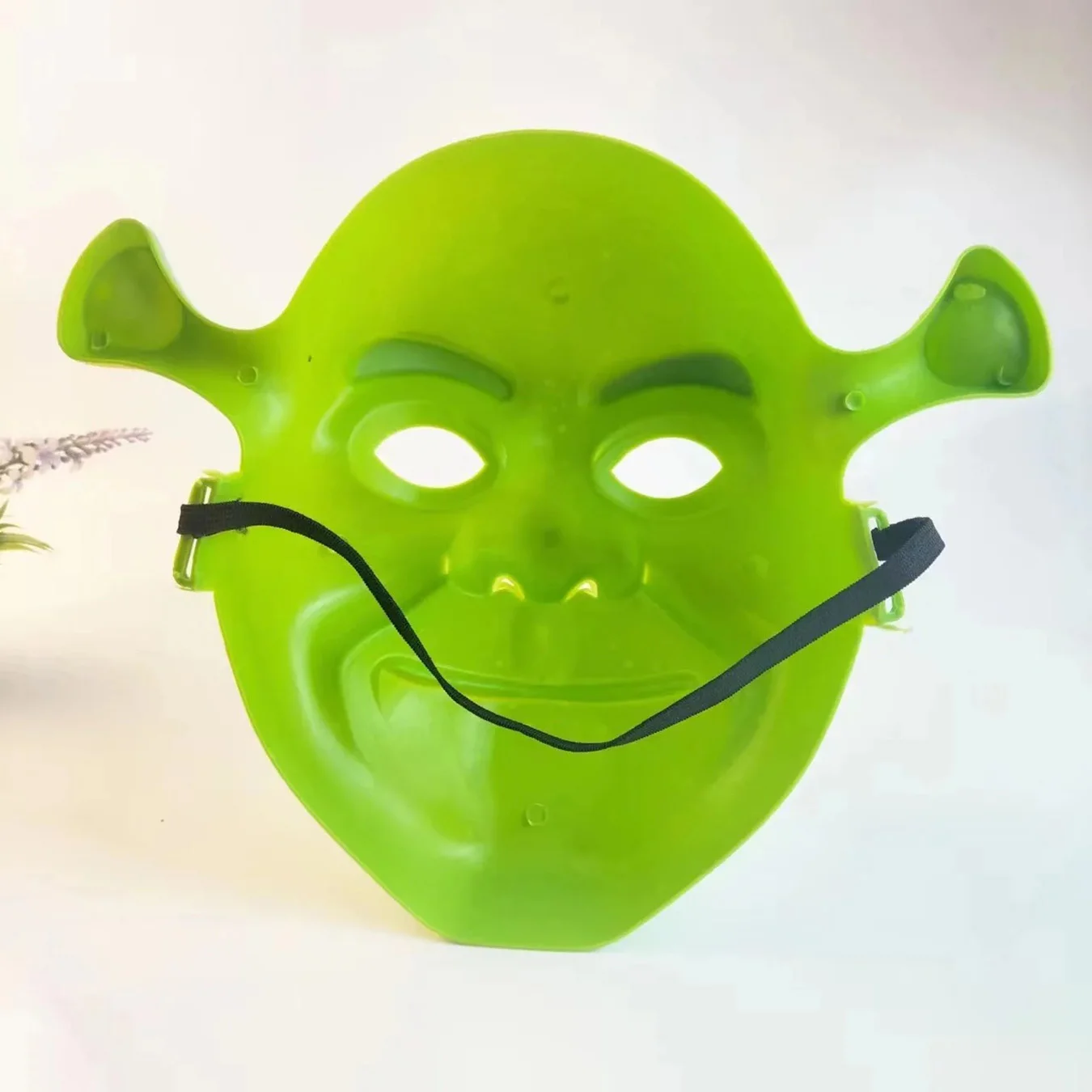 Yeşil Shrek Maskesi 21x25 cm görsel 4