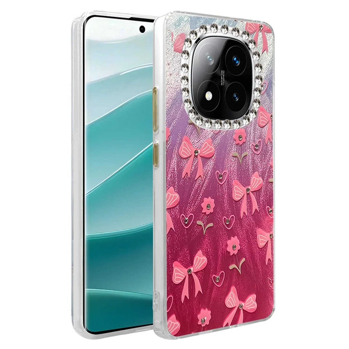 Xiaomi Redmi Note 14 Pro 5G Kılıf Blade Aynalı Desenli Kapak - Desen 3