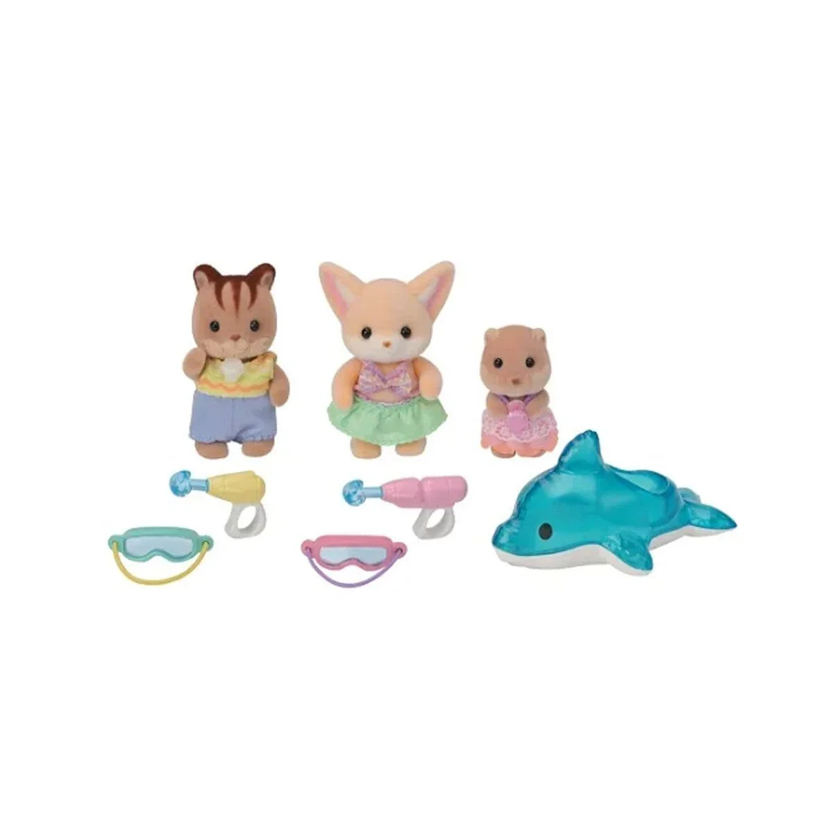 5749 Sylvanian Families Anaokulu Arkadaşları Havuz Eğlencesi Üçlüsü +4 yaş görsel 2