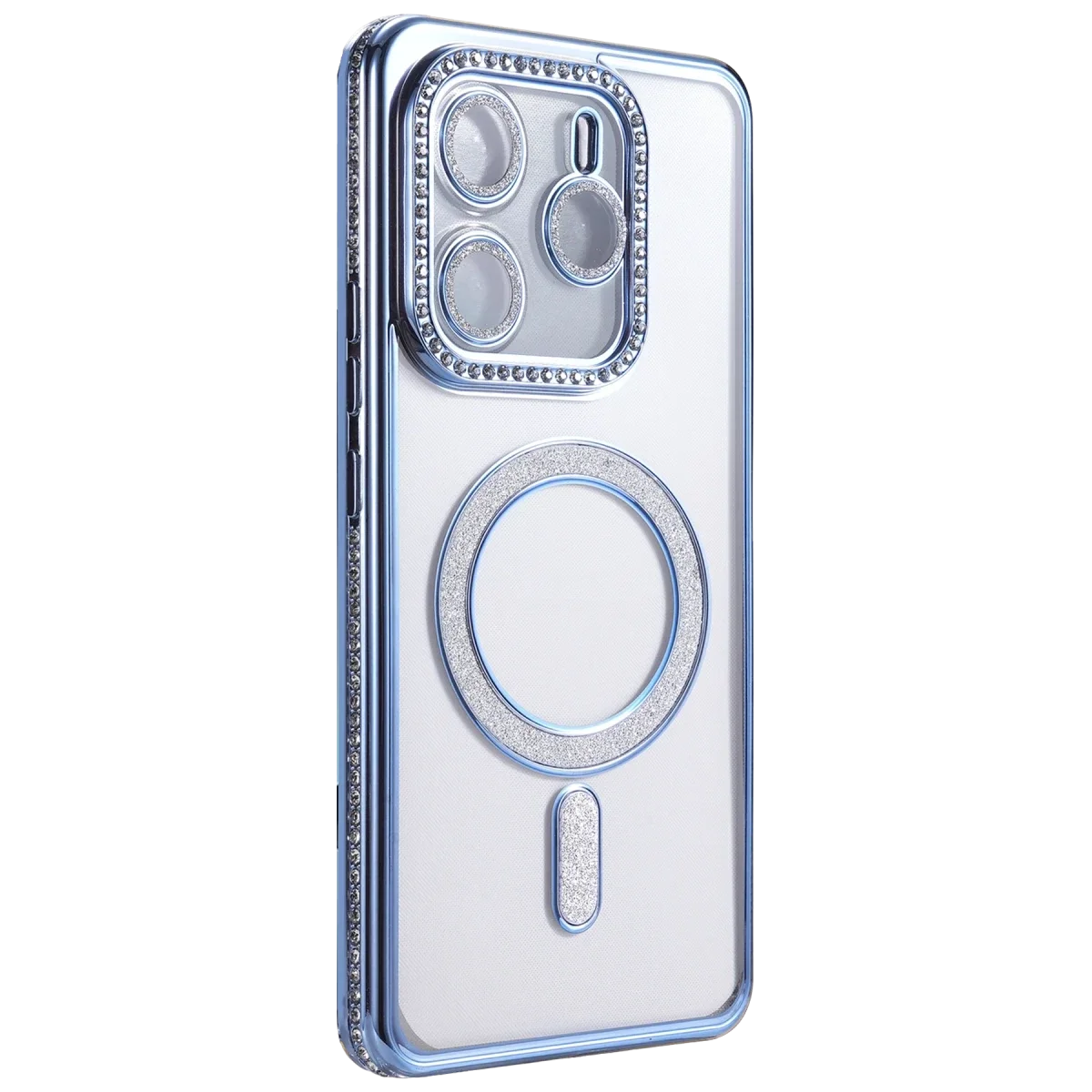 Xiaomi Redmi Note 14 4G Joke Simli Magneticsafe Kılıf - Mavi görsel 3