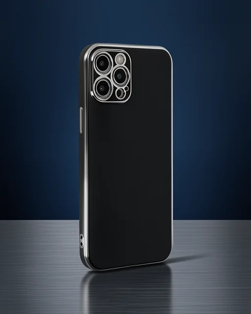 Apple İphone 12 Pro Kılıf Volet Silikon - Siyah