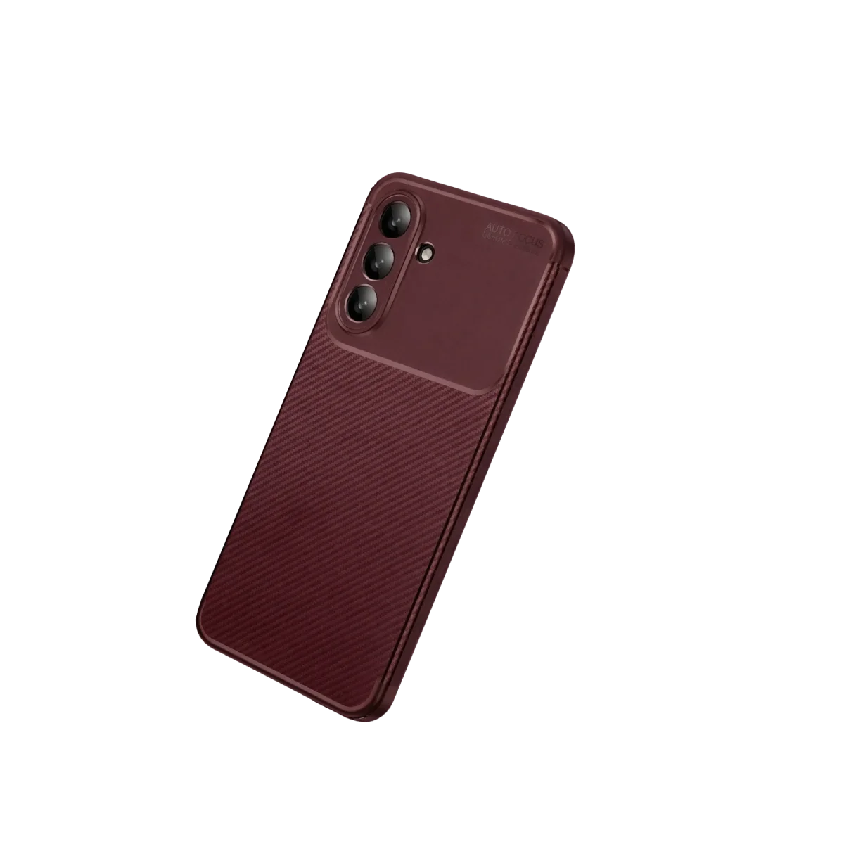 Samsung Galaxy A37 5g Auto Focus Karbon Kapak - Bordo görsel 2