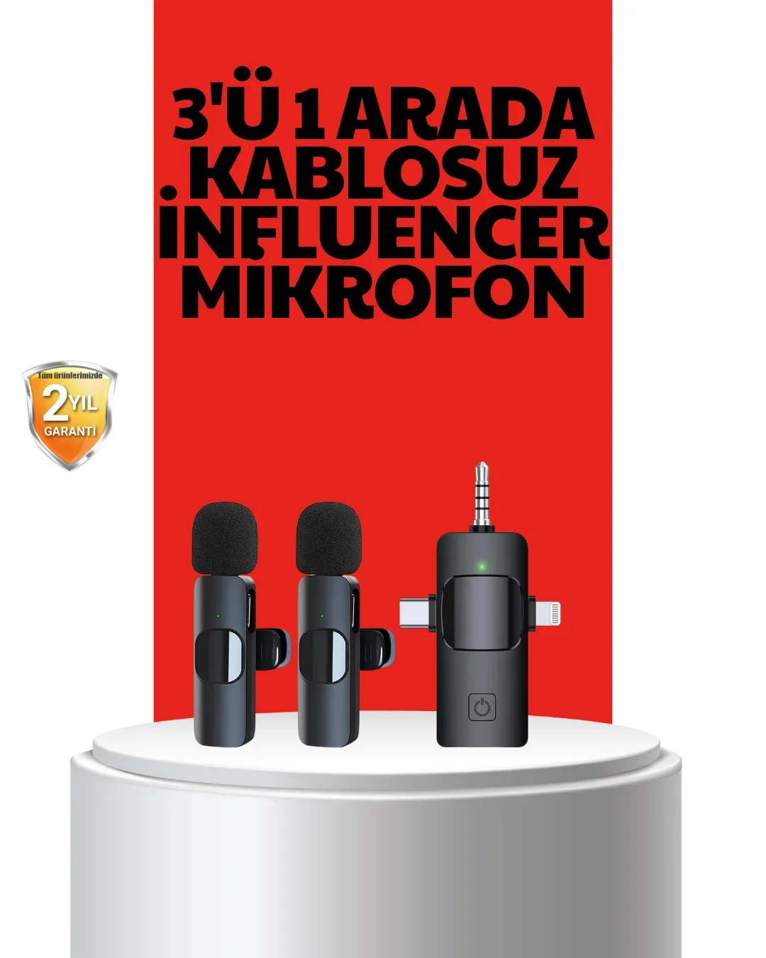Kablosuz krofon - Telefon ve Bilgisayar Uyumlu