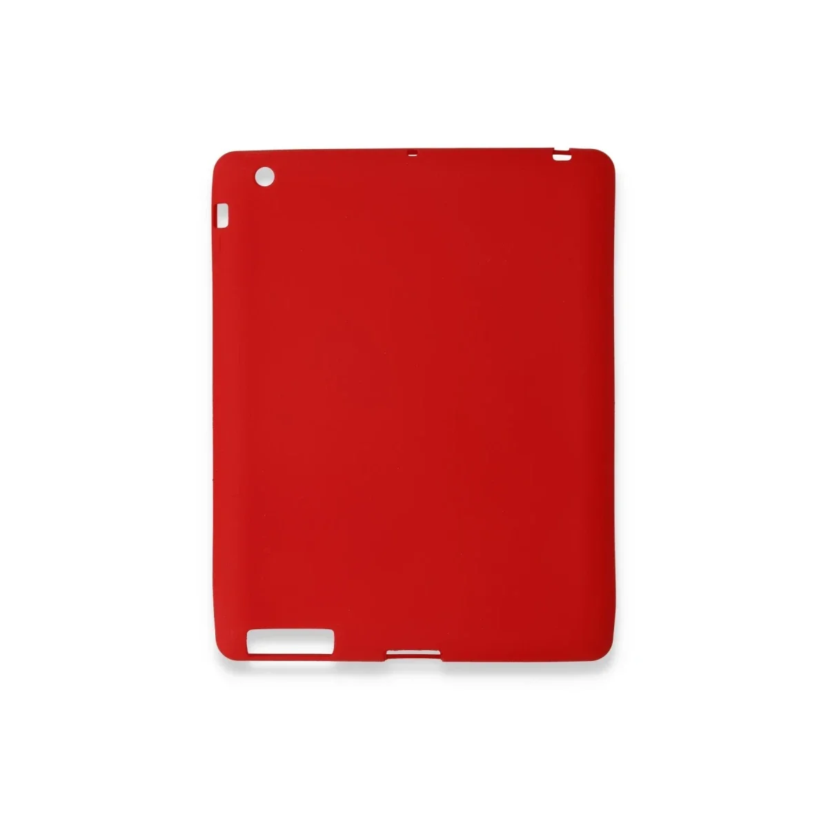 Apple iPad 4 9.7 Kılıf Evo Tablet Silikon - Kırmızı