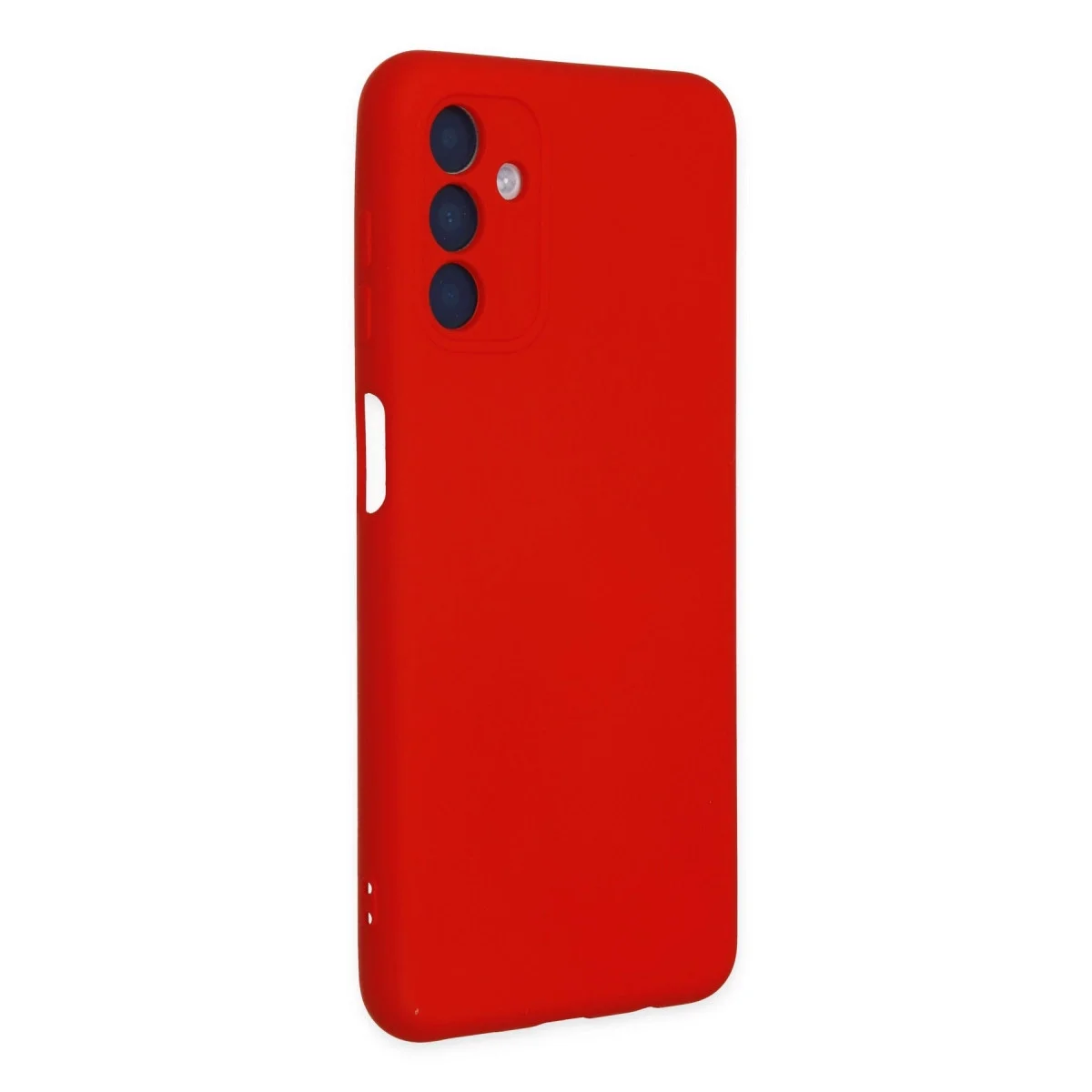 Samsung Galaxy A04s Kılıf Nano İçi Kadife Silikon - Kırmızı görsel 2