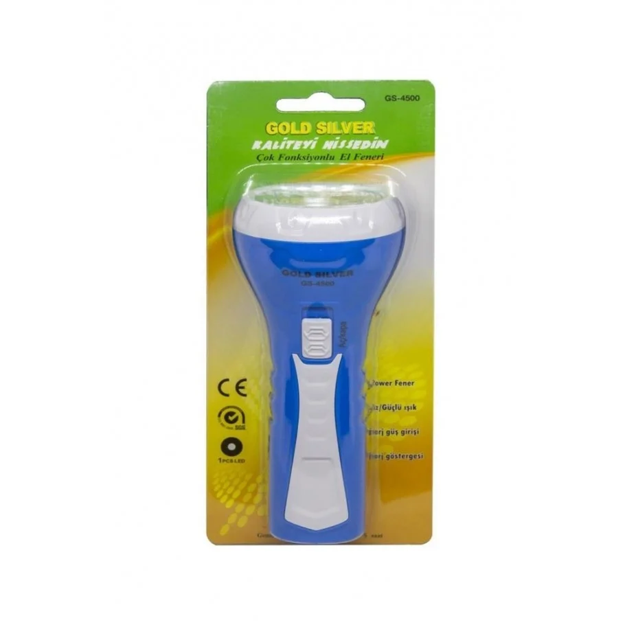 GS-4500 1 Watt Şarjlı El Feneri görsel 2