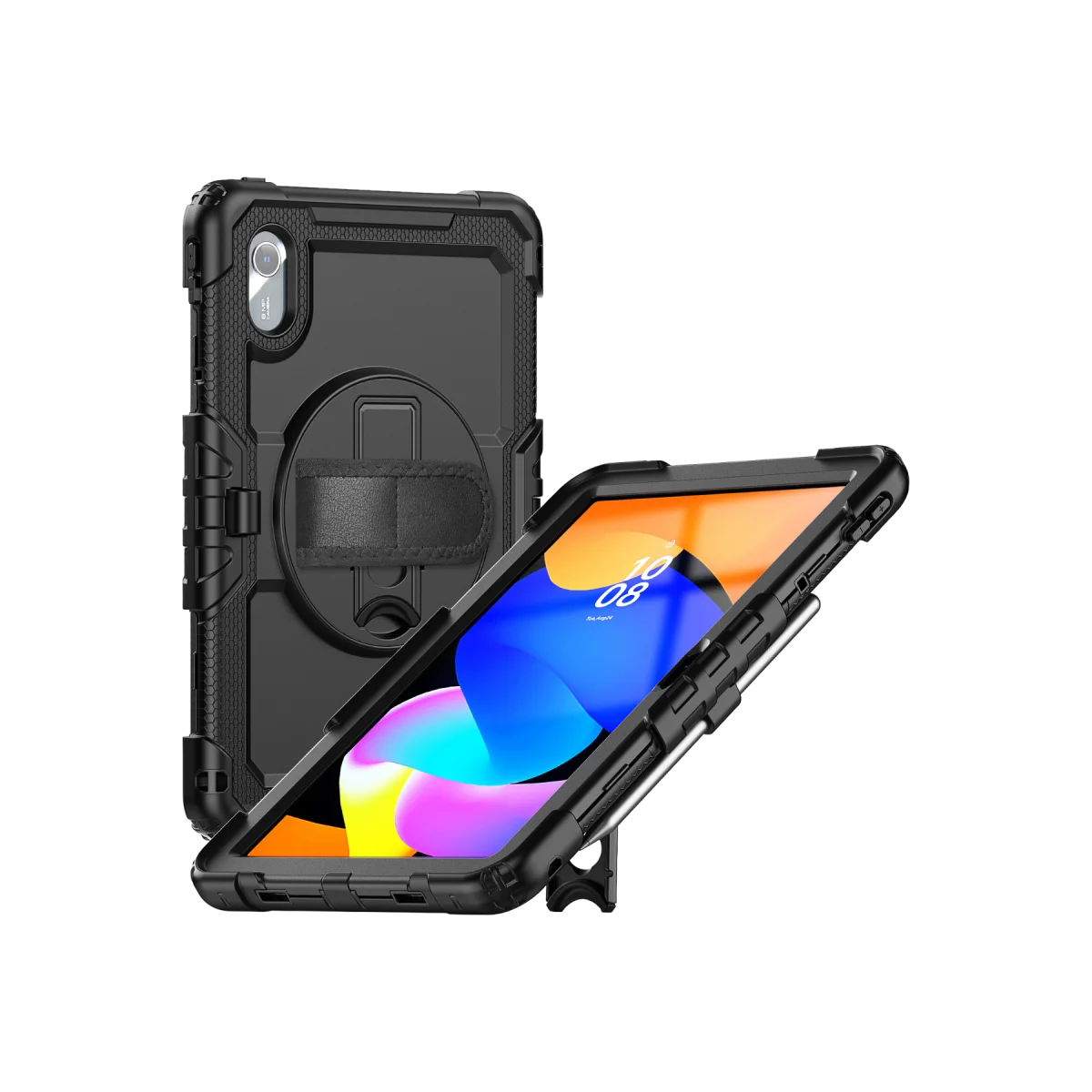 Lenovo Tab M11 TB330FU Kılıf Amazing Tablet Kapak - Siyah görsel 2