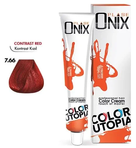 Tüp Saç Boyası 60 ml Profesyonel Krem Boya - 7/66 Kontrast Kizil