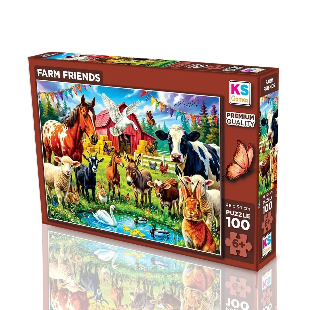 31507 Farm Friends 100 Parça Puzzle
