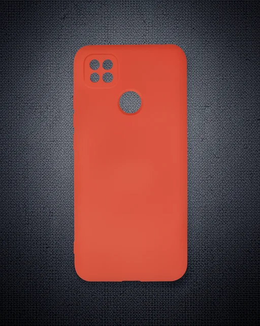 Xiaomi Redmi 9c Kılıf Nano İçi Kadife Silikon - Turuncu