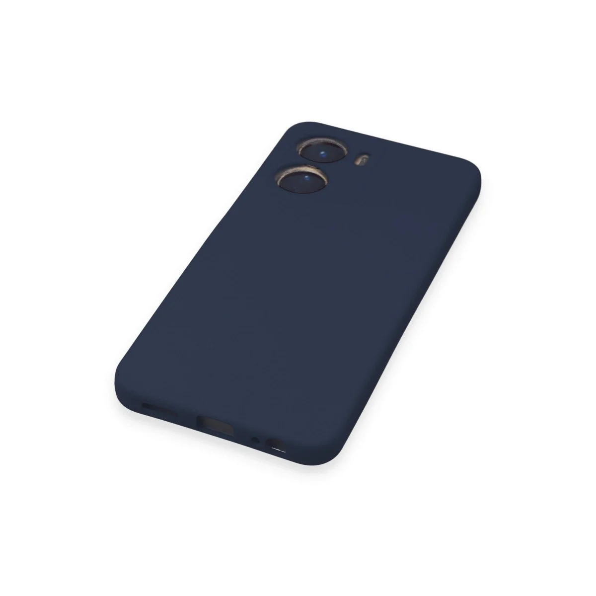 Vivo Y16 Kılıf Nano İçi Kadife Silikon - Lacivert görsel 5