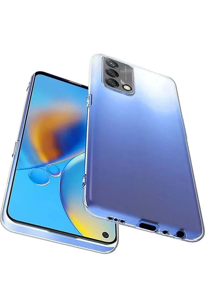 Oppo A74 4G Kılıf Lüx Şeffaf Silikon görsel 3