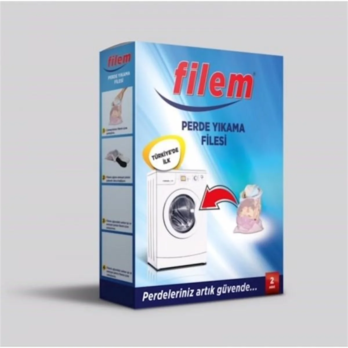 Perde Tül Güneşlik Çamaşır Makinesi Çamaşır Yıkama Filesi görsel 2